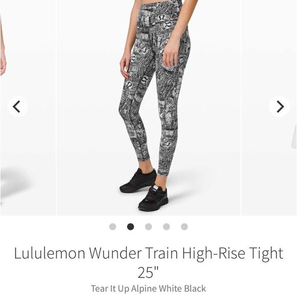 Lululemon Wunder Train Leggings - Picture 2 of 8